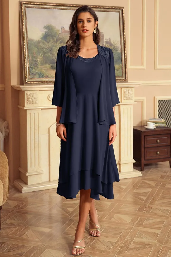 Sequin Chiffon Two Piece Midi Dresses sold by Grace Karin product image thumbnail 5