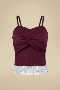 GK Women Tassel Hem Camisole Spaghetti Straps Knotted Bodice Cami-Tops sold by Grace Karin