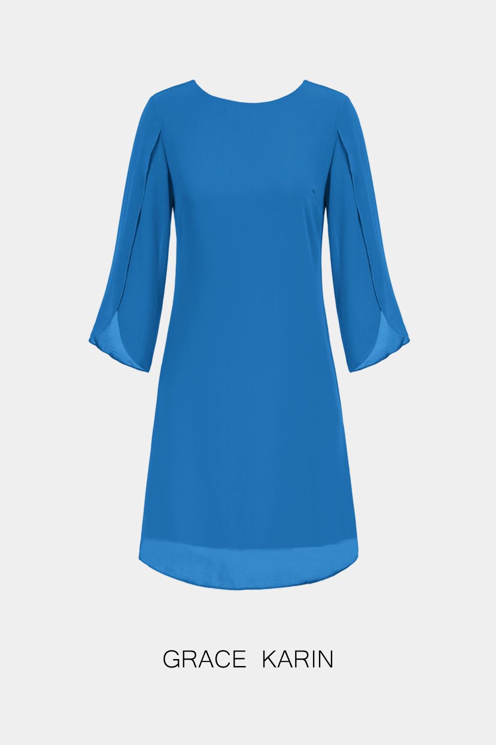 GRACE KARIN Chiffon Double-Layer Dress sold by Grace Karin