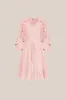 GK Women Elastic Waist Dress 3/4 Sleeve V-Neck Ruffled Hem A-Line Dress sold by Grace Karin