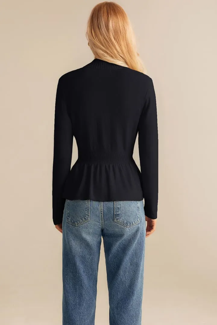 Casual Button Down Open Front Sweater Cardigan sold by Grace Karin product image thumbnail 3