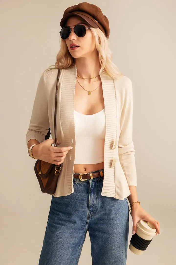 Casual Button Down Open Front Sweater Cardigan sold by Grace Karin product image thumbnail 5