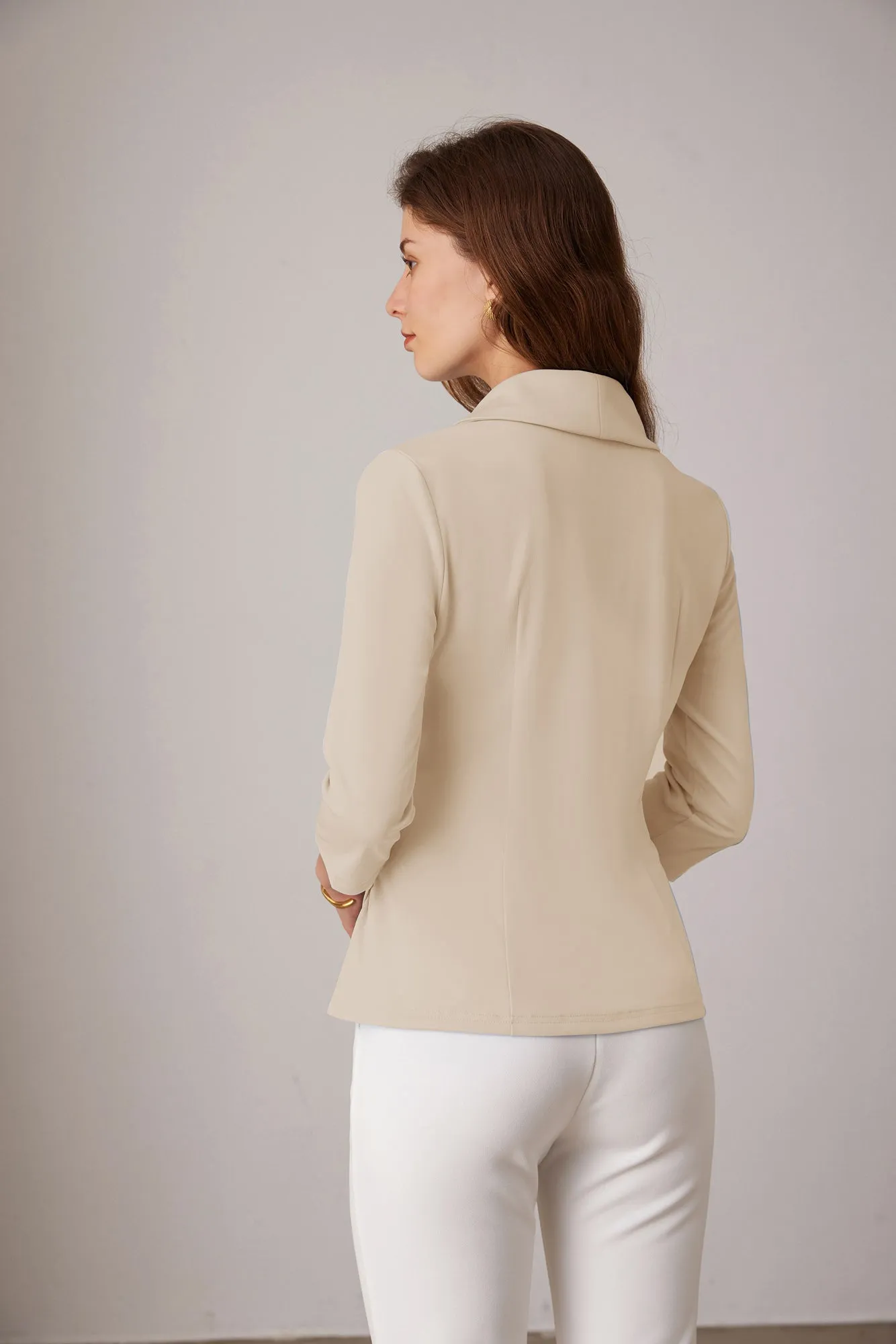 GK Casual V Neck 3/4 Sleeve Asymmetrical Tops sold by Grace Karin product image thumbnail 3