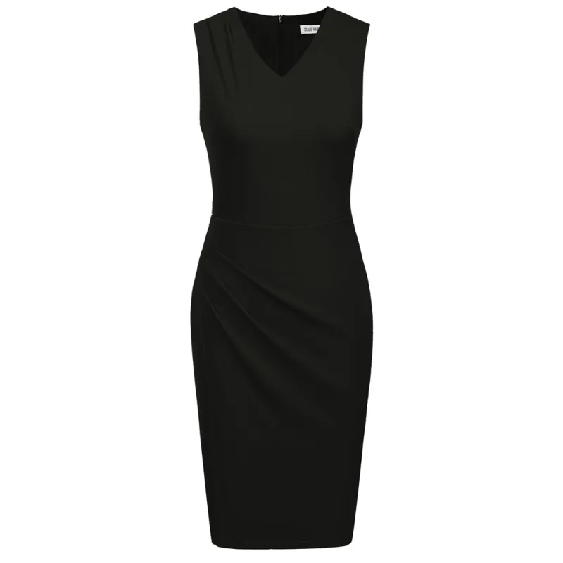 GRACE KARIN Ruched Bodycon Hips-Wrapped Dress sold by Grace Karin