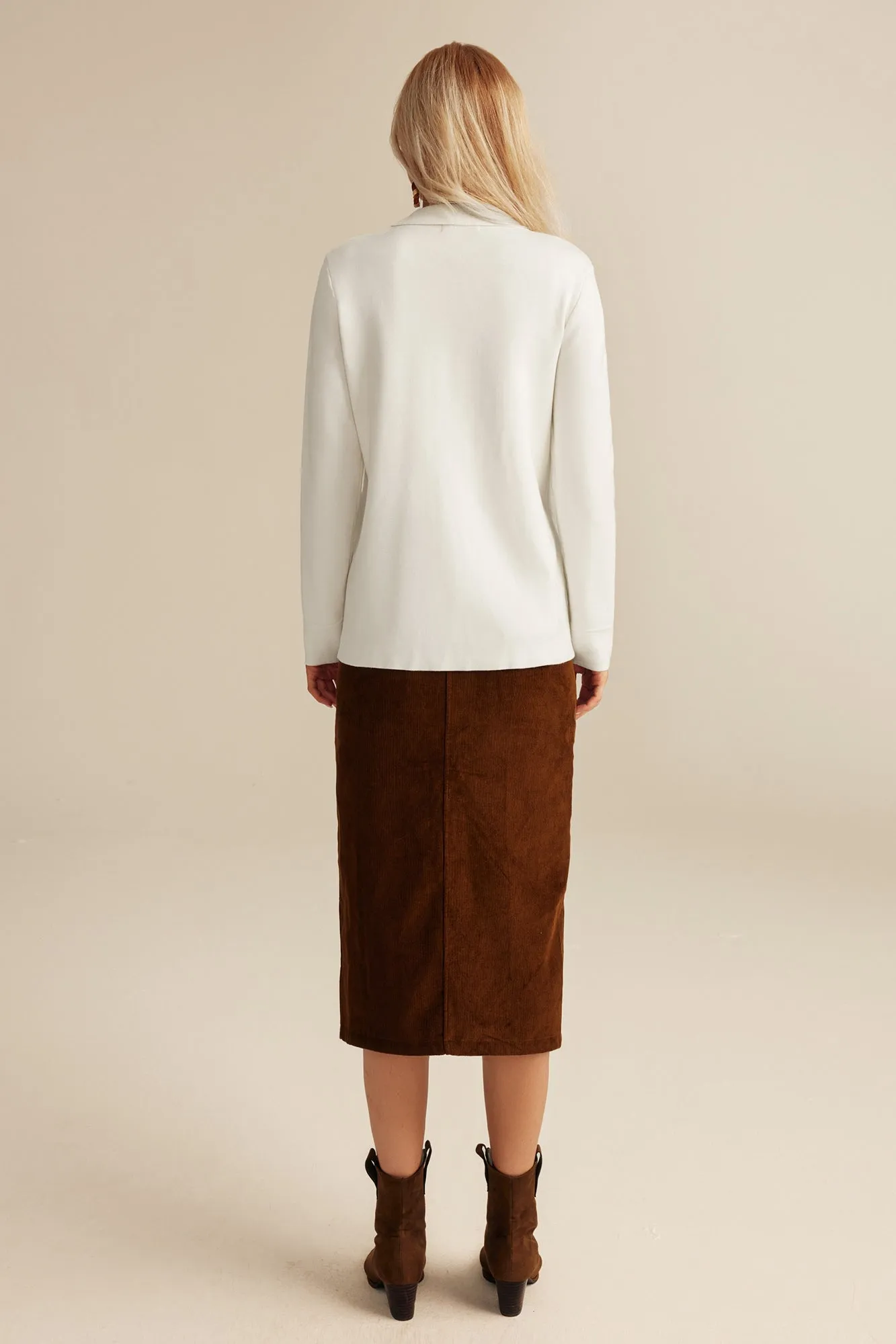 Casual Knit Button Down Long Sleeve Cardigan sold by Grace Karin product image thumbnail 5