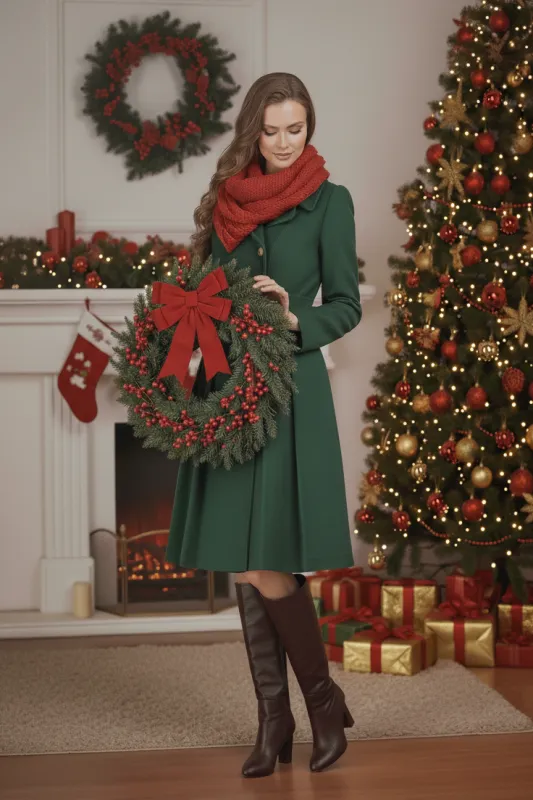 GRACE KARIN 2024 Women's Fashion Trench Coat Notch Lapel Double Breasted Thick A Line Pea Coats Jacket with Pockets(S-2XL) sold by Grace Karin