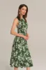 Sleeveless Cowl Neck Hollowed-out Back Dress - Green sold by Grace Karin