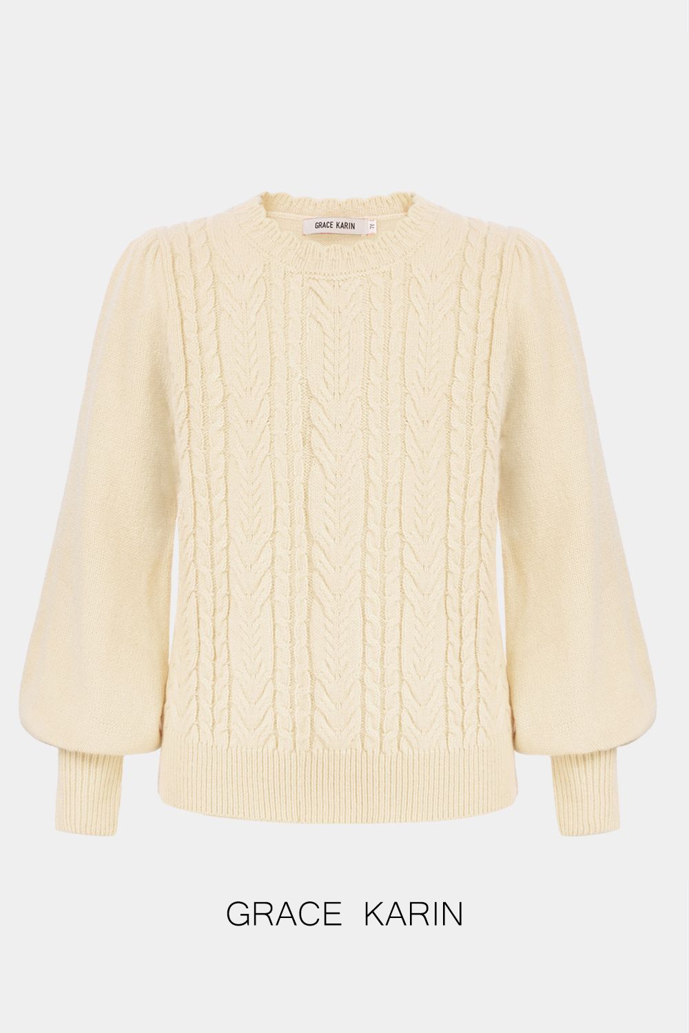 GRACE KARIN Kids Cable Knitted Sweater Little Girls Long Sleeve Knitwear sold by Grace Karin product image thumbnail 8