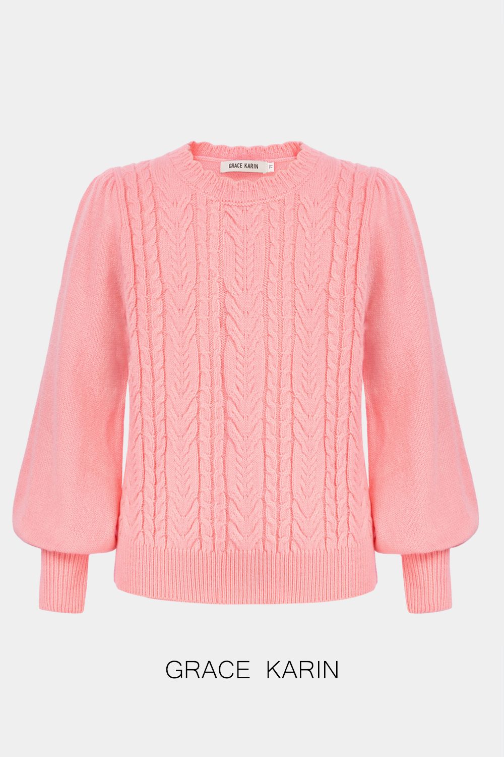 GRACE KARIN Kids Cable Knitted Sweater Little Girls Long Sleeve Knitwear sold by Grace Karin product image thumbnail 12