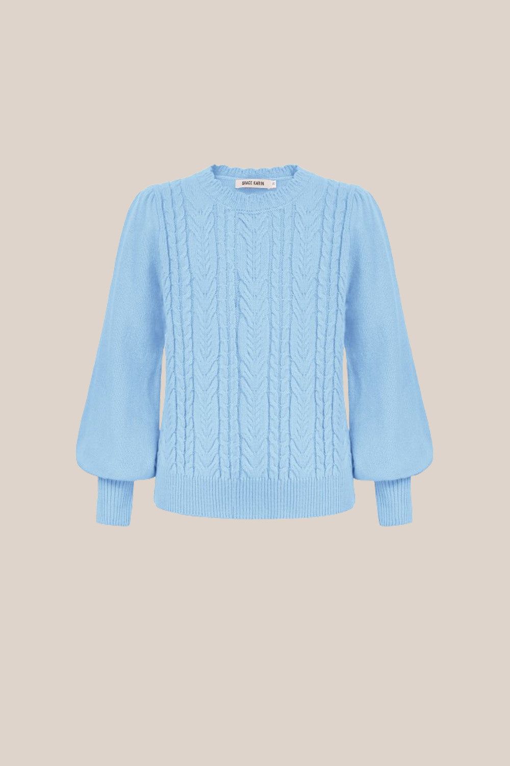 GRACE KARIN Kids Cable Knitted Sweater Little Girls Long Sleeve Knitwear sold by Grace Karin