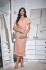 Sequined V Neck Party Long Dress - Pink sold by Grace Karin