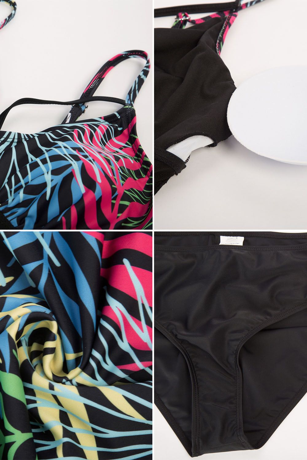 【$19.99 Flash Sale!】GRACE KARIN Women 2pcs Set Swimsuit See-Through Mesh Patchwork Swim Dress+Briefs sold by Grace Karin product image thumbnail 9