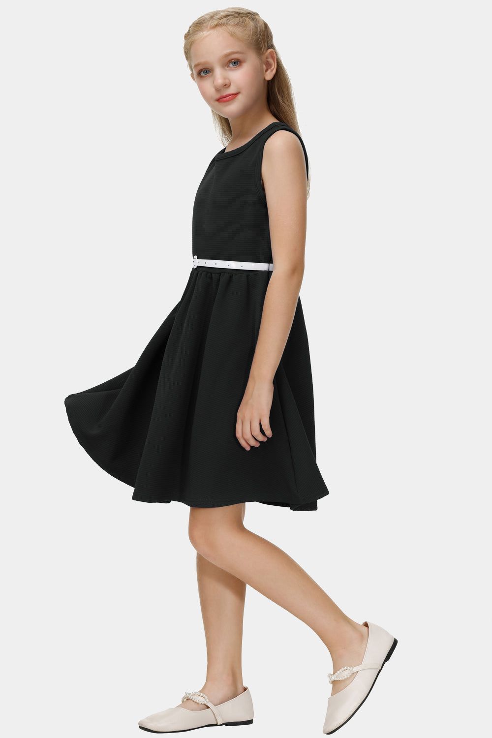 【$19.99 Flash Sale!】GRACE KARIN Skater Sleeveless Girls A-Line Dress sold by Grace Karin product image thumbnail 3