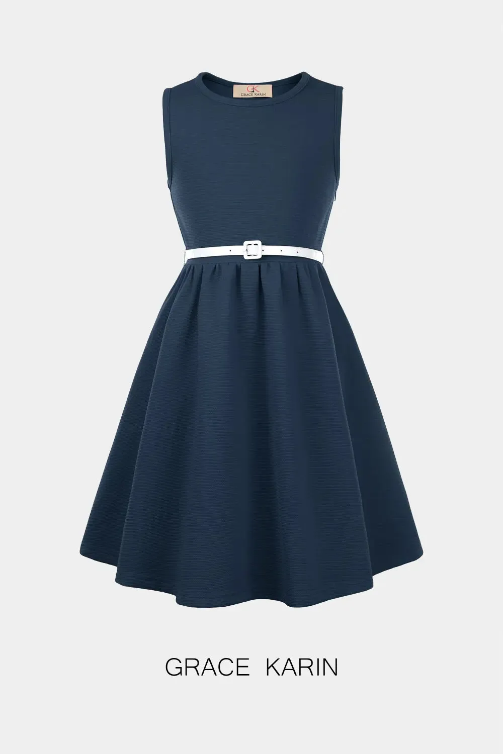 GRACE KARIN Skater Sleeveless Girls A-Line Dress sold by Grace Karin product image thumbnail 3