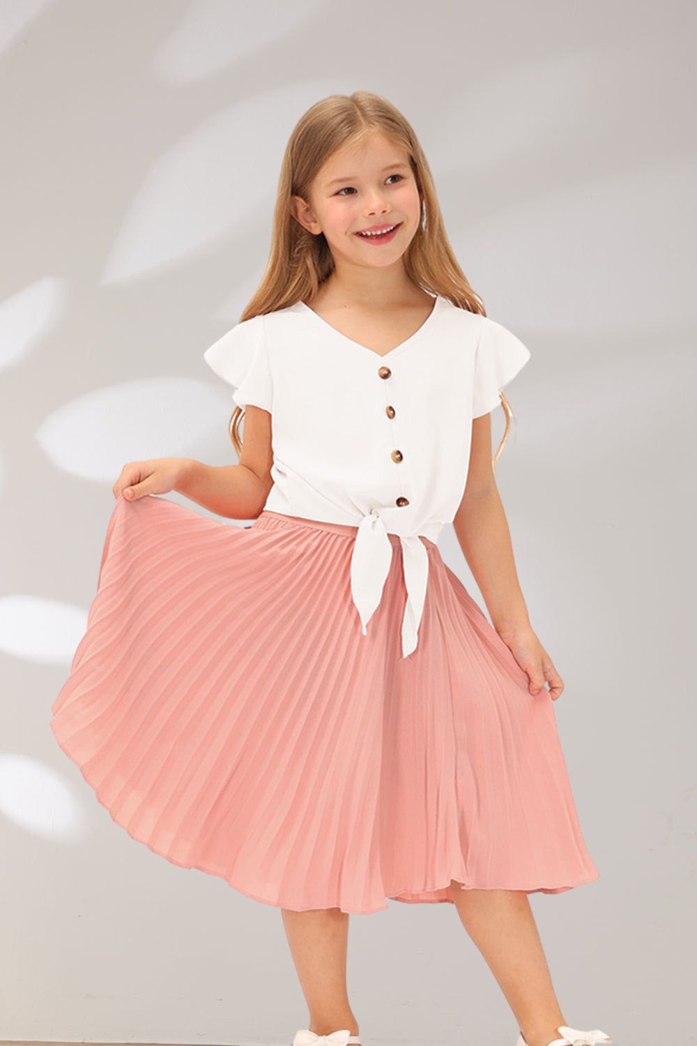 【$19.99 Flash Sale!】GRACE KARIN Girls Pleated Flared Skirt sold by Grace Karin product image thumbnail 5