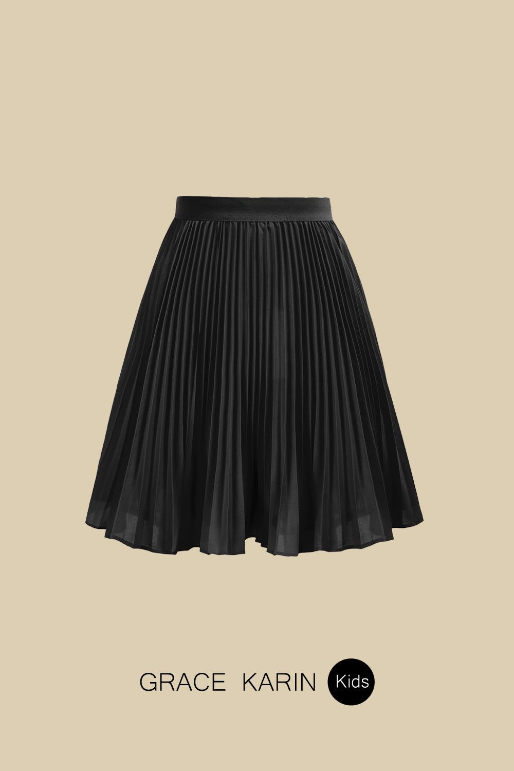 【$19.99 Flash Sale!】GRACE KARIN Girls Pleated Flared Skirt sold by Grace Karin