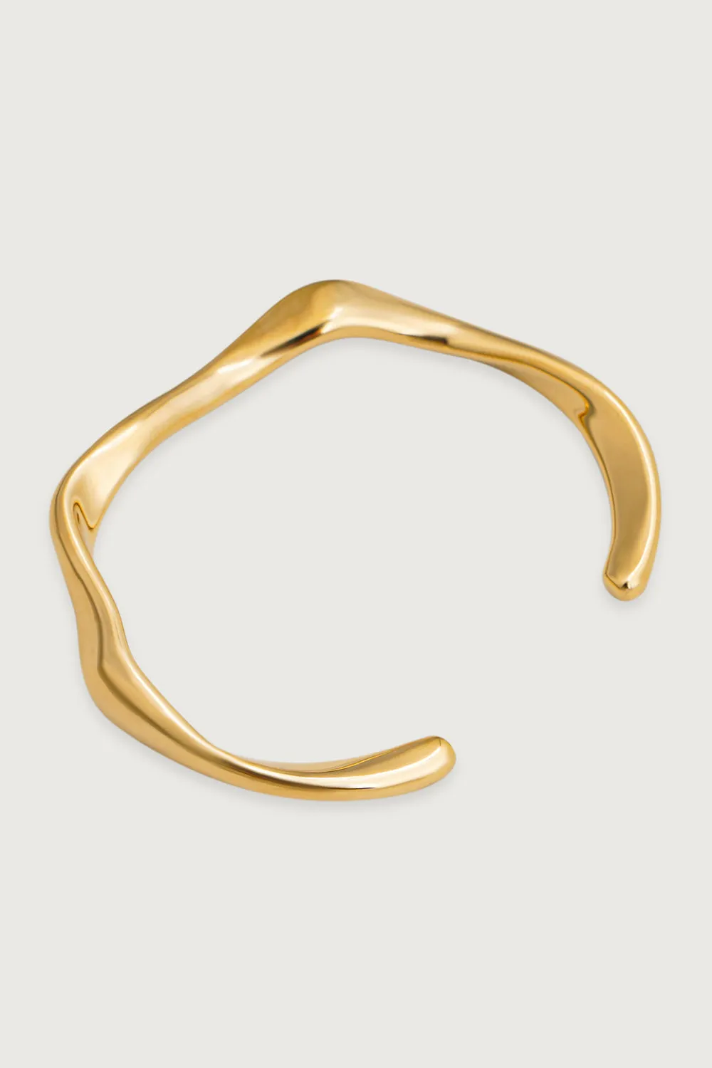 Irregular Glossy Open Bracelet sold by Grace Karin