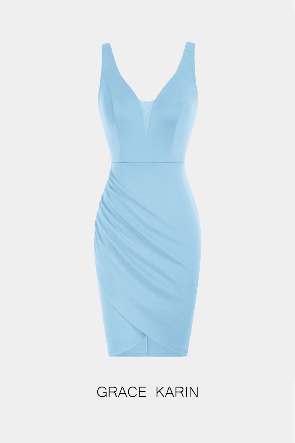 GRACE KARIN Sleeveless V-Neck U-Back Bodycon Dress sold by Grace Karin