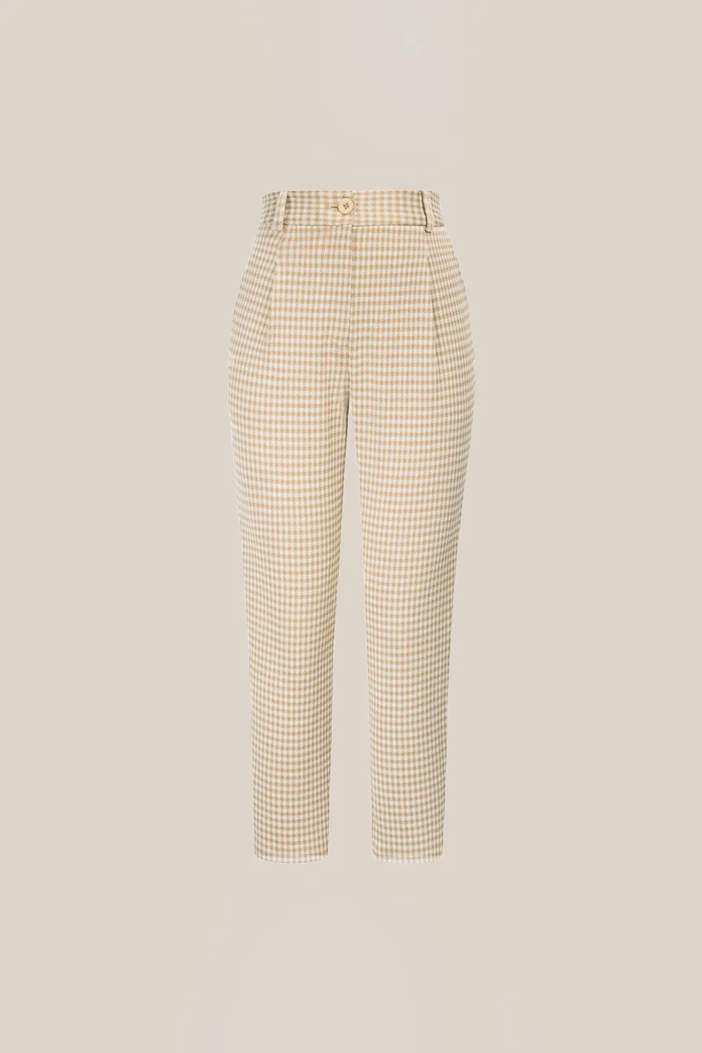 High Waist OL Plaid Cropped Pants sold by Grace Karin product image thumbnail 2