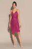 Sequined Spaghetti Straps V-Neck Bodycon Party Dress - Pink sold by Grace Karin