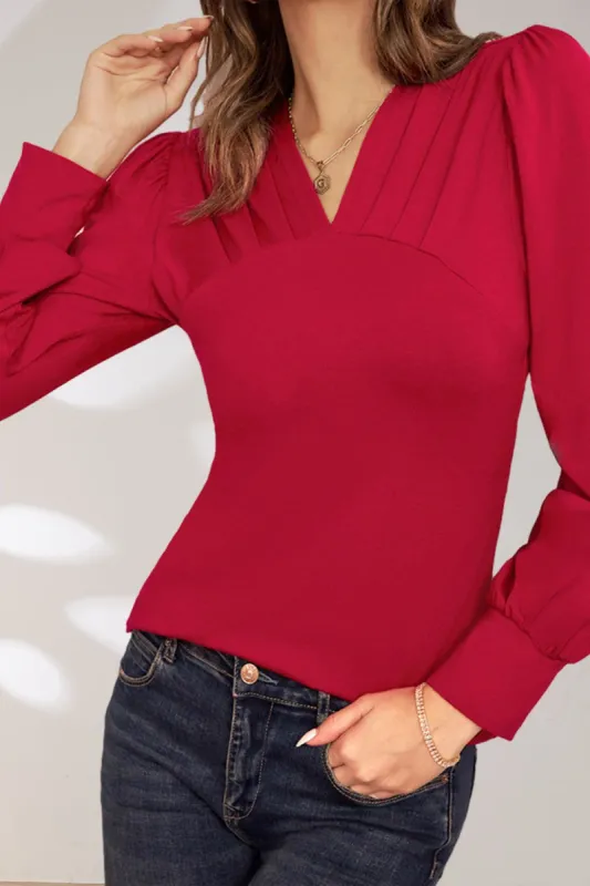 GRACE KARIN Slim Fit T-Shirt Comfy Long Sleeve Tops sold by Grace Karin