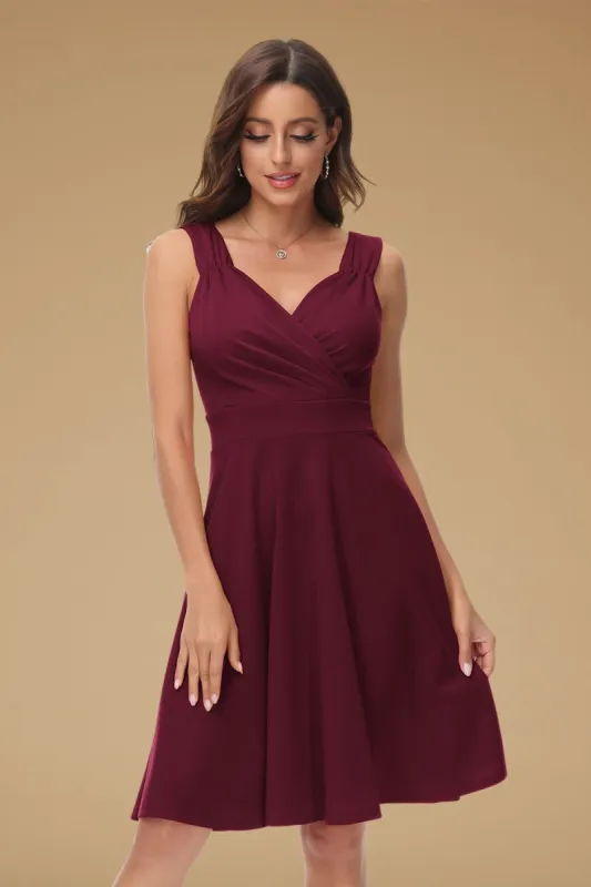 GRACE KARIN Sleeveless V-Neck Flared A-Line Dress sold by Grace Karin