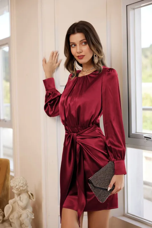 GRACE KARIN Long Sleeve Overlay Decorated Bodycon Dress sold by Grace Karin