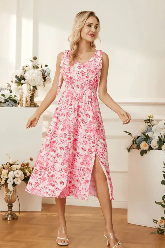 【$19.99 Flash Sale!】GRACE KARIN Front Slit Elastic Waist Flared A-Line Dress sold by Grace Karin