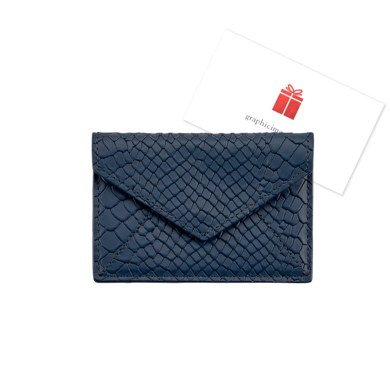 Gift Card with Personalized Leather Card Case sold by Graphic Image