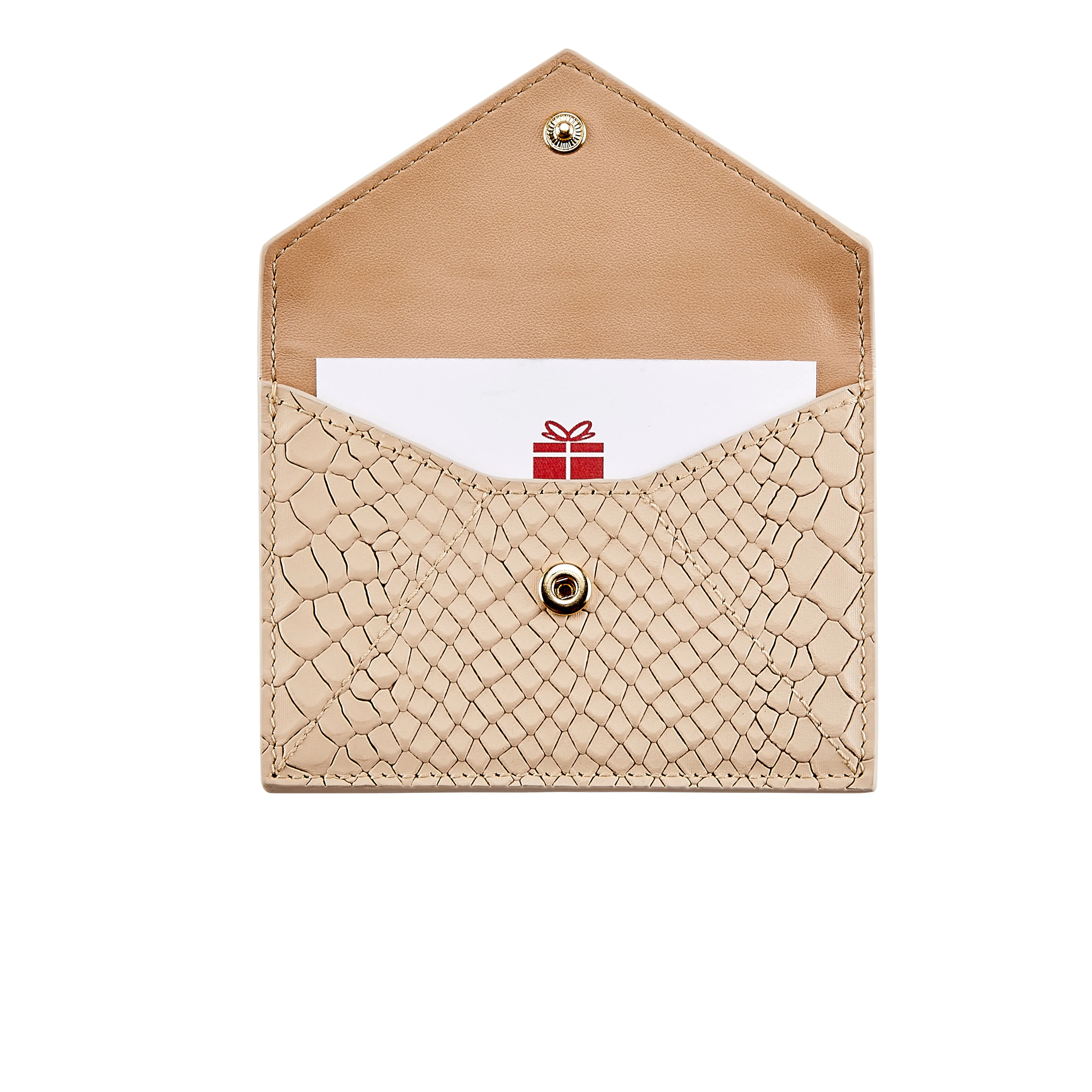 Gift Card with Personalized Leather Card Case sold by Graphic Image product image thumbnail 3