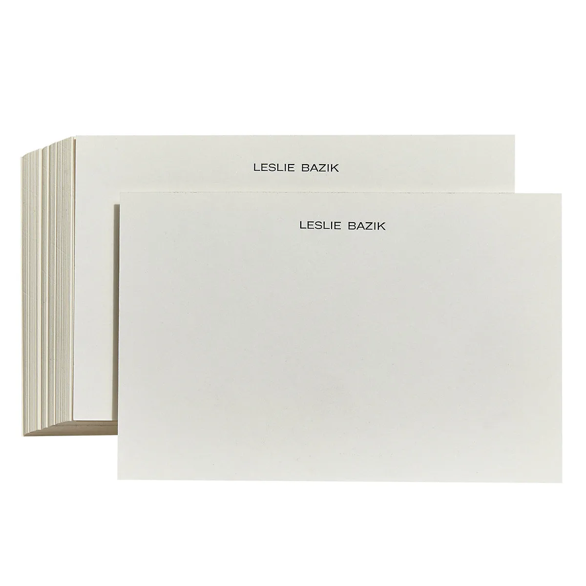 Letterpress Personalized Memo Tray Cards sold by Graphic Image