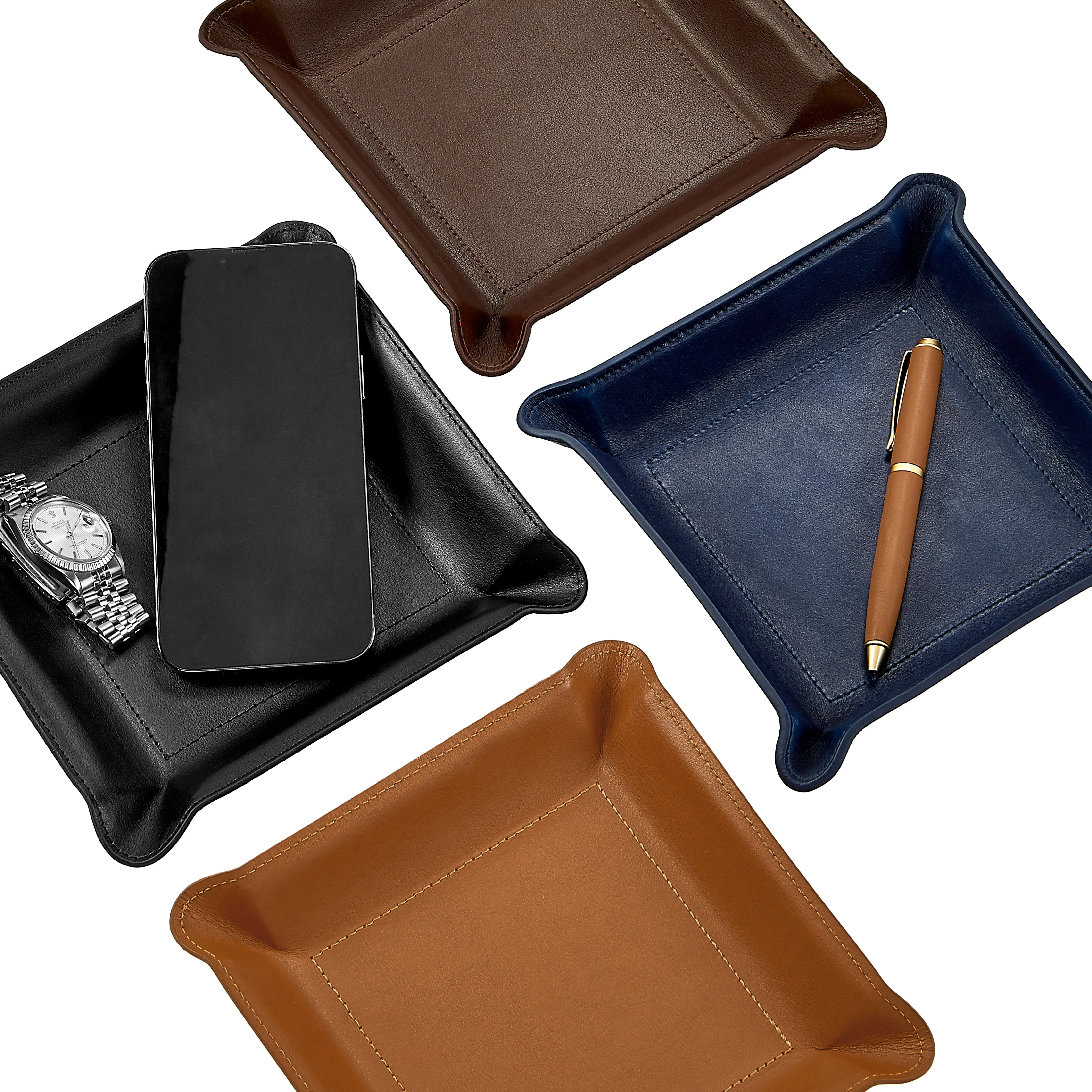 Leather Valet Tray sold by Graphic Image product image thumbnail 3