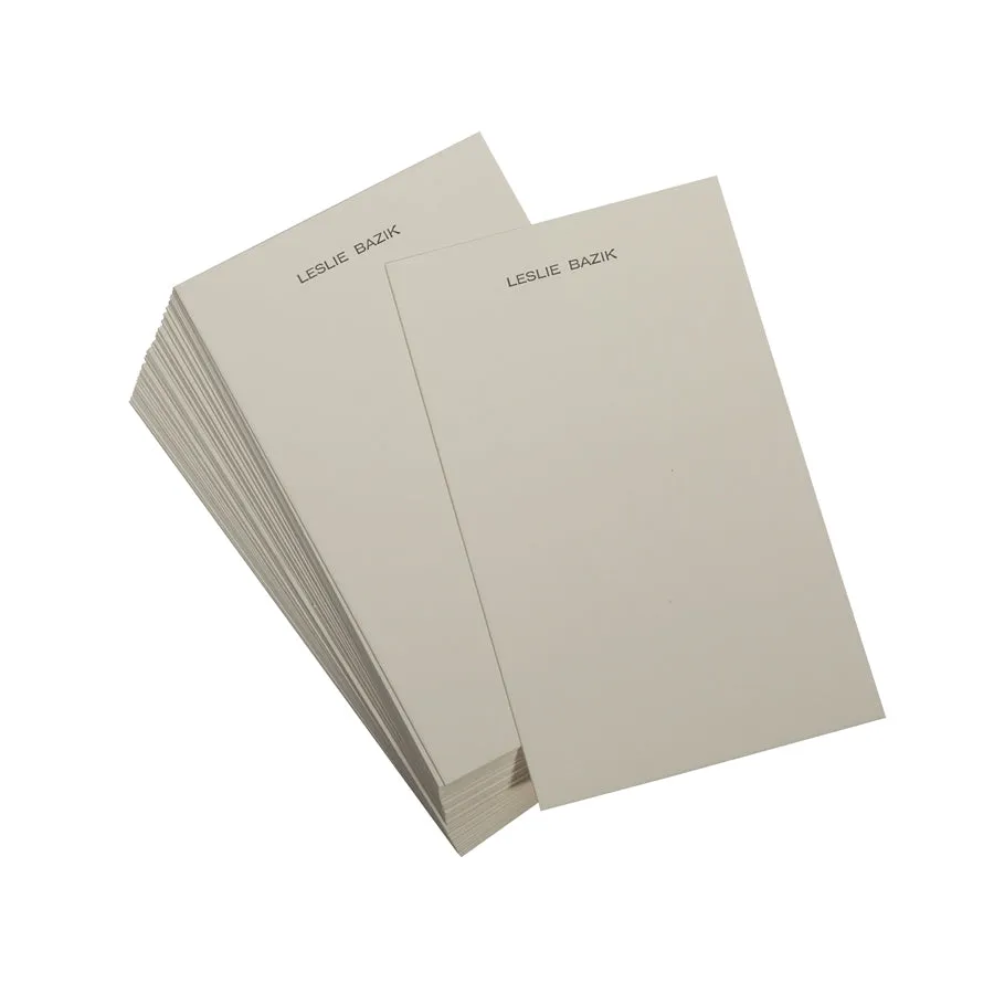 Letterpress Personalized Jotter Cards sold by Graphic Image