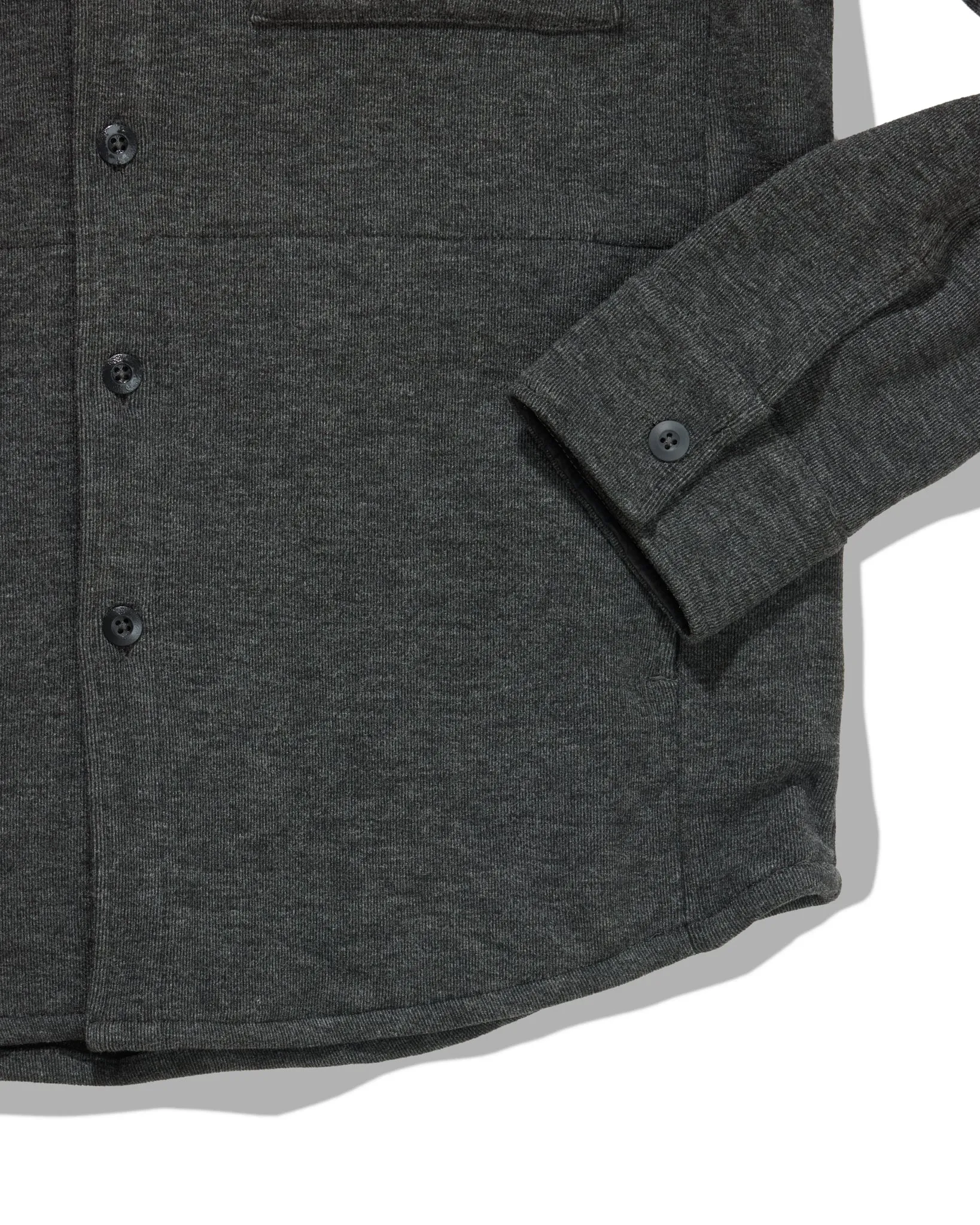 Fleece Shirt Jacket - Charcoal sold by Grayers product image thumbnail 4