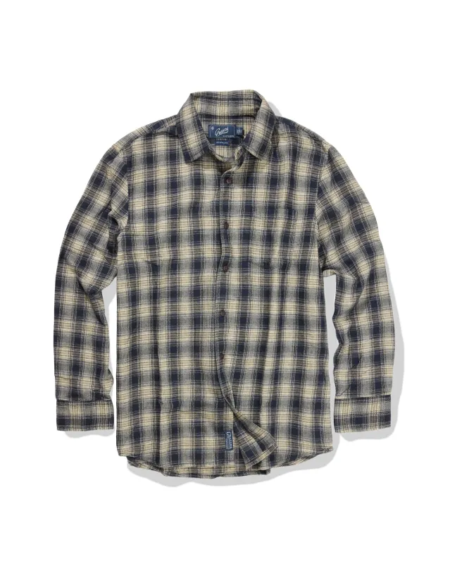 Alta Midweight Flannel - Navy sold by Grayers