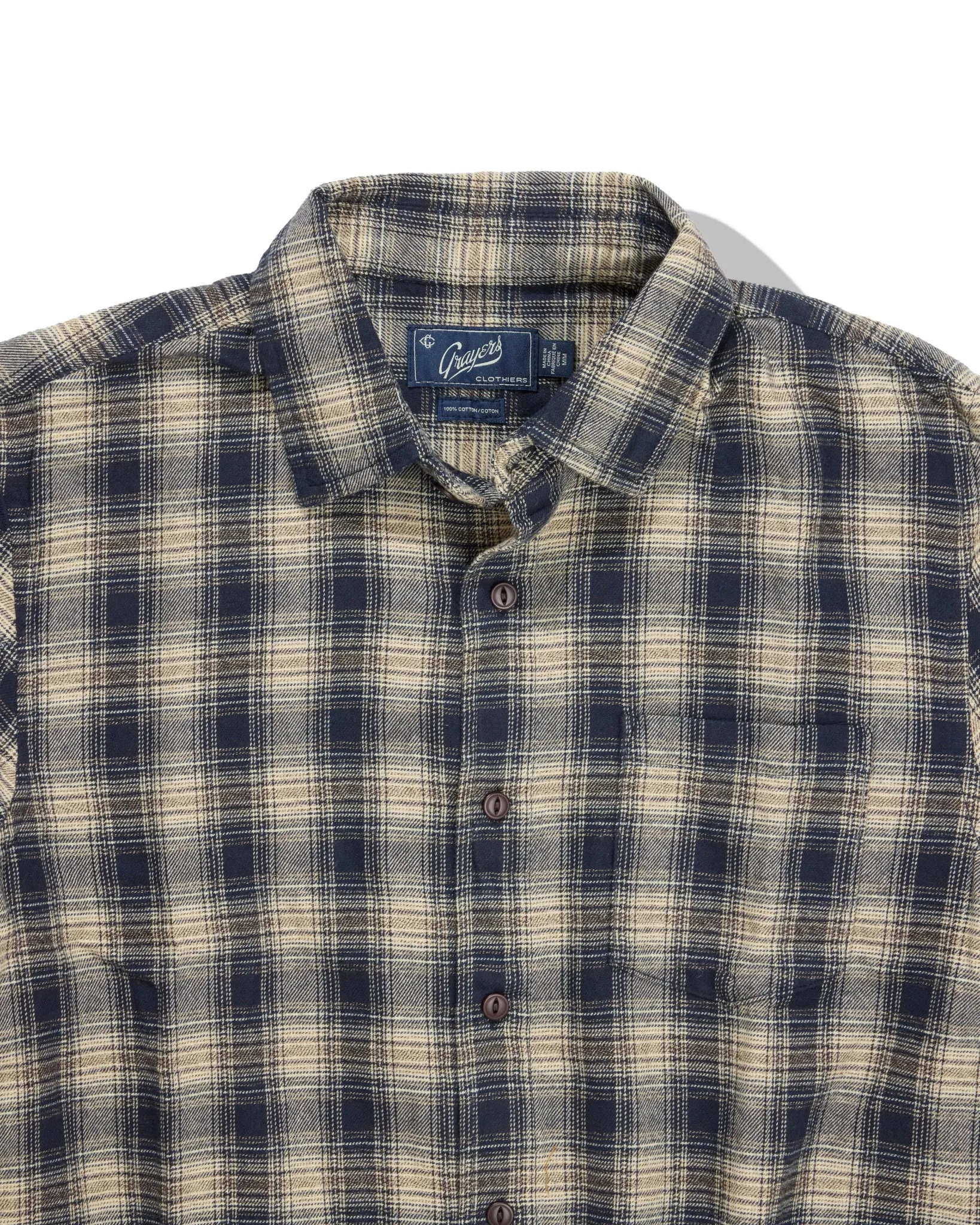 Alta Midweight Flannel - Navy sold by Grayers product image thumbnail 2