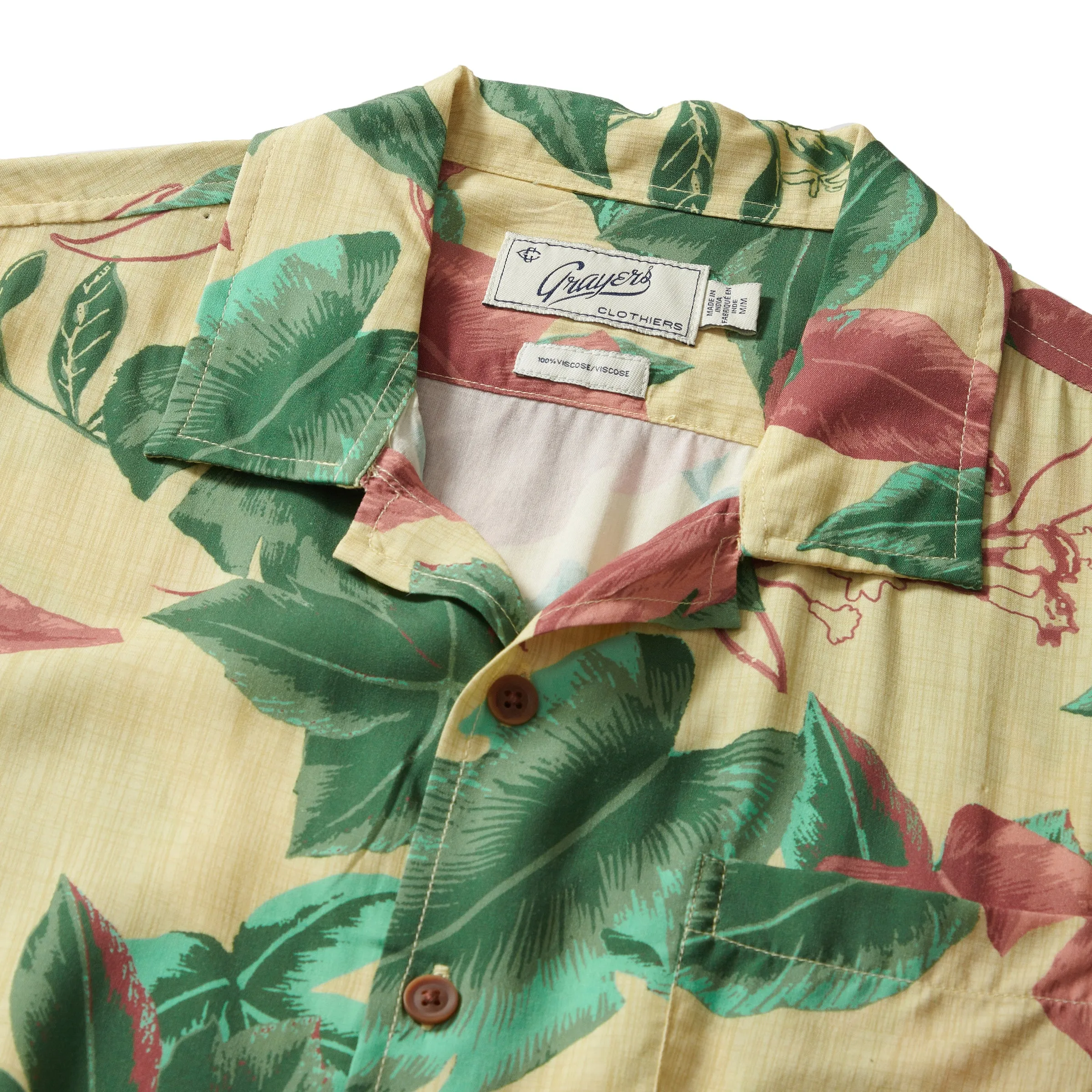 Vintage Hawaiian Camp Collar Shirt - Batik Reinvented (Final Sale)* sold by Grayers product image thumbnail 3