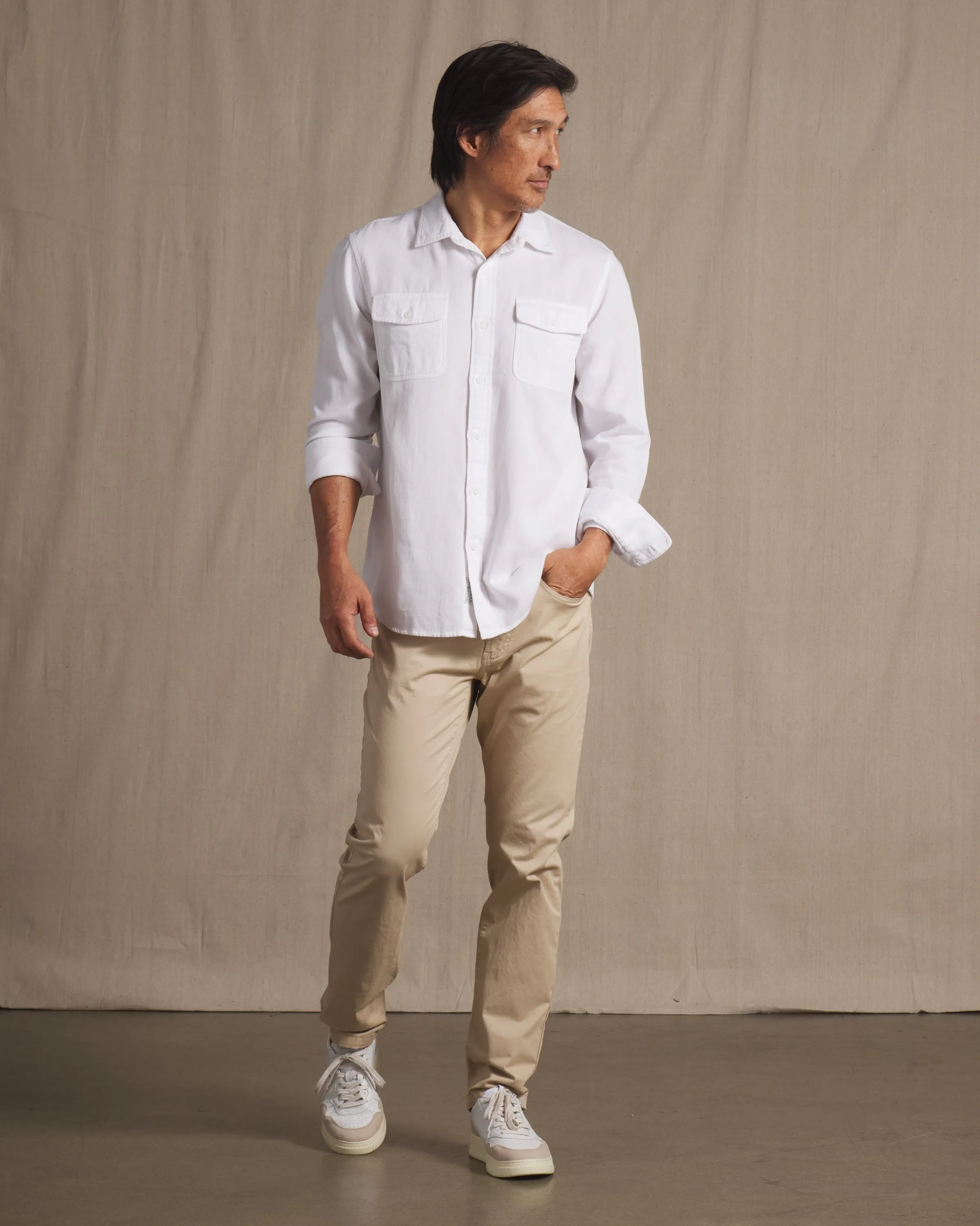 Bedford Textured Shirt - White sold by Grayers product image thumbnail 4