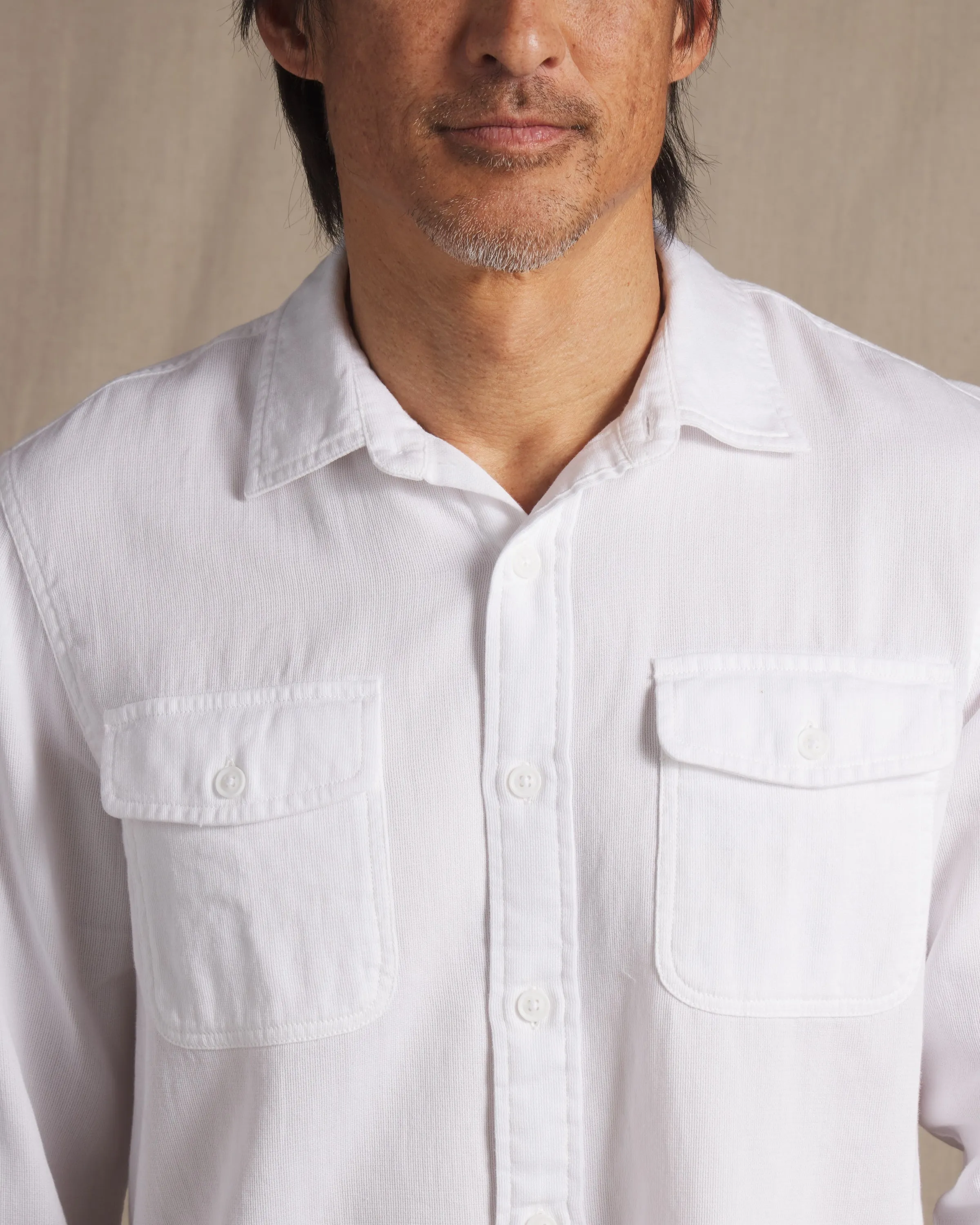 Bedford Textured Shirt - White sold by Grayers product image thumbnail 3