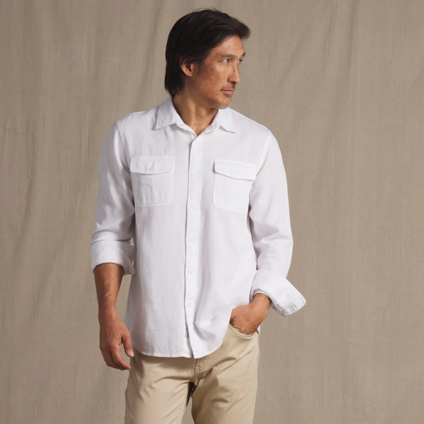 Bedford Textured Shirt - White sold by Grayers product image thumbnail 2