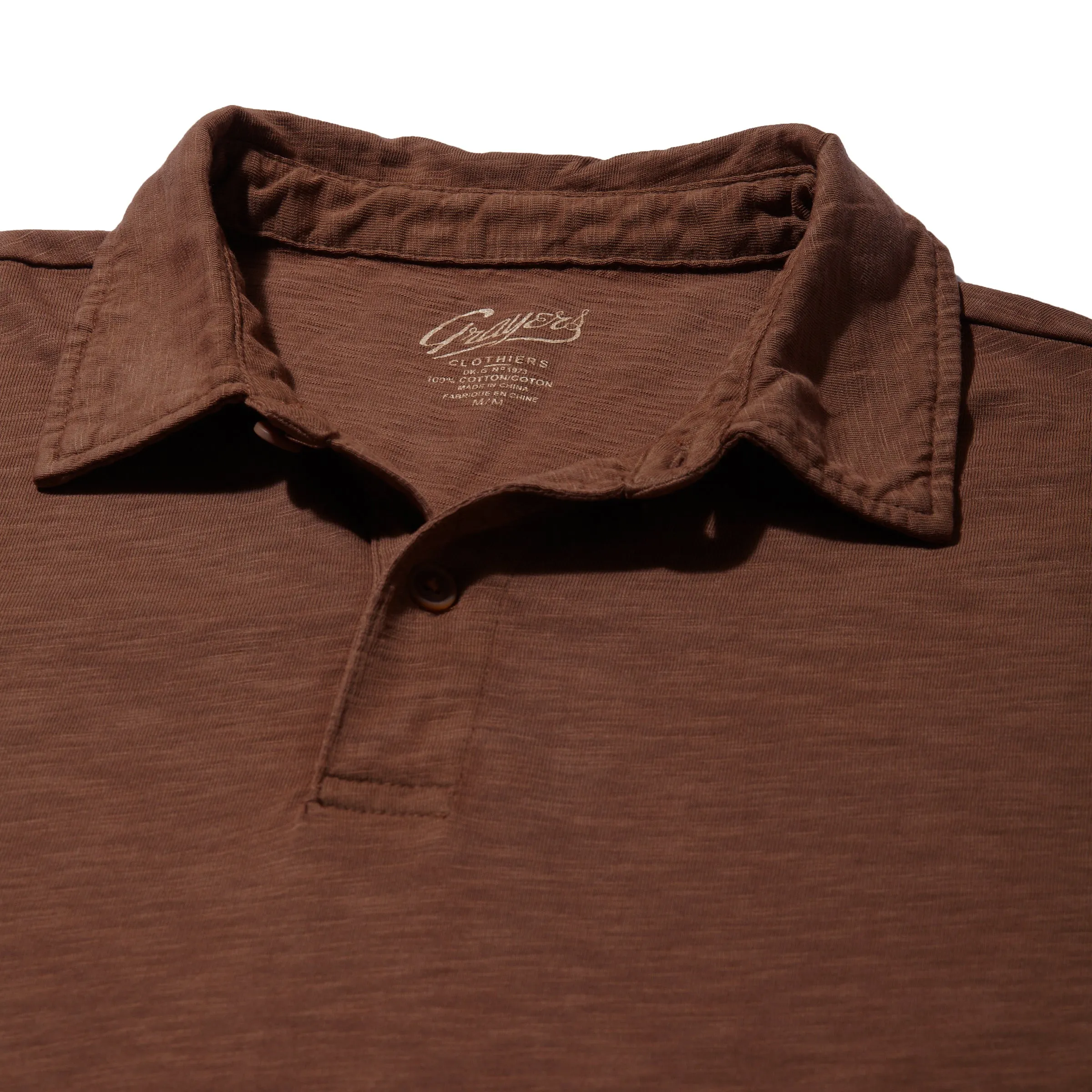 Sunwashed 2 Button Polo - Rubber sold by Grayers product image thumbnail 3