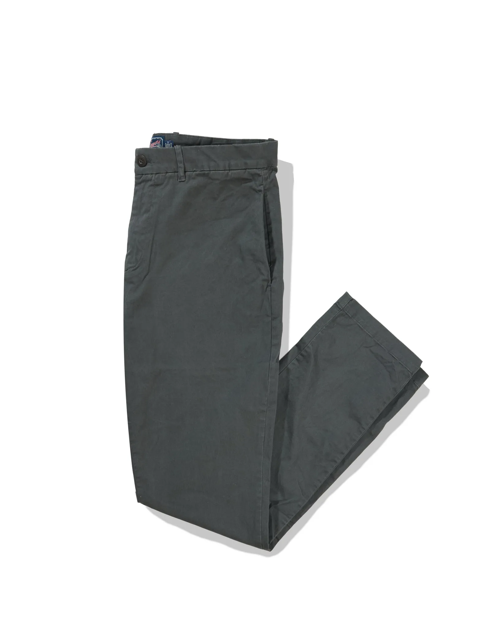 Thompson Flex Stretch Slim Fit Chino - New Graphite sold by Grayers