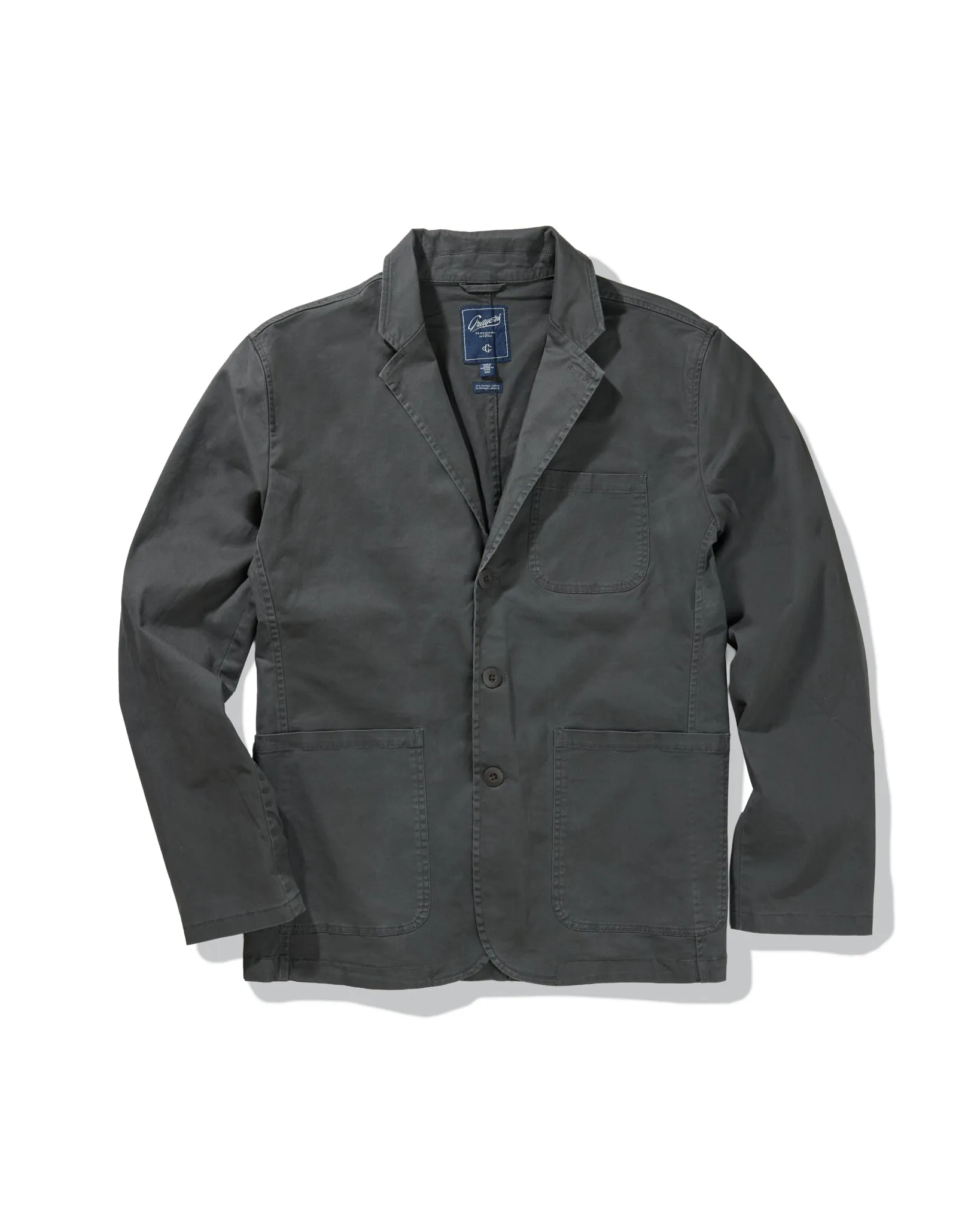 Thompson Flex Stretch Blazer - New Graphite sold by Grayers