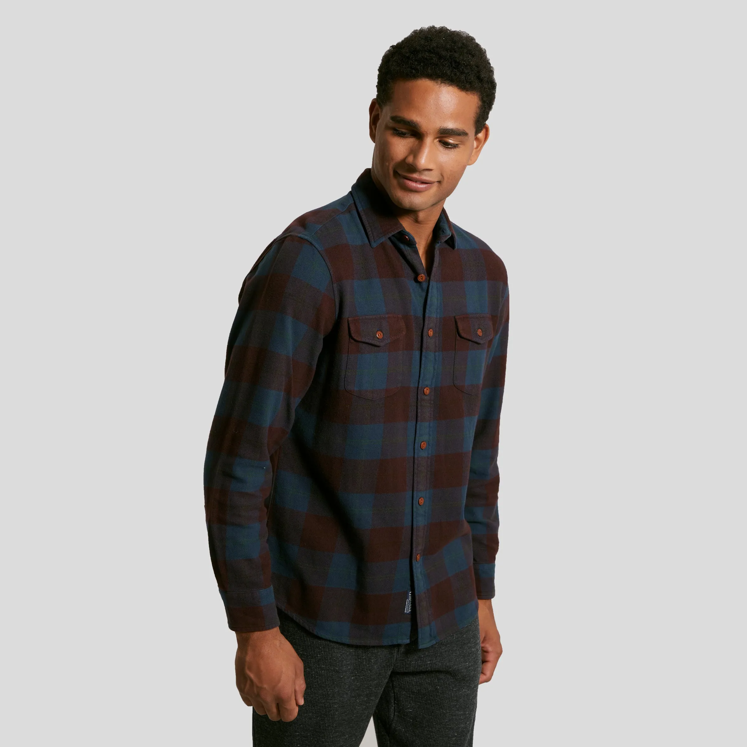 Boseman Heritage Flannel - Burgundy Slate sold by Grayers product image thumbnail 5