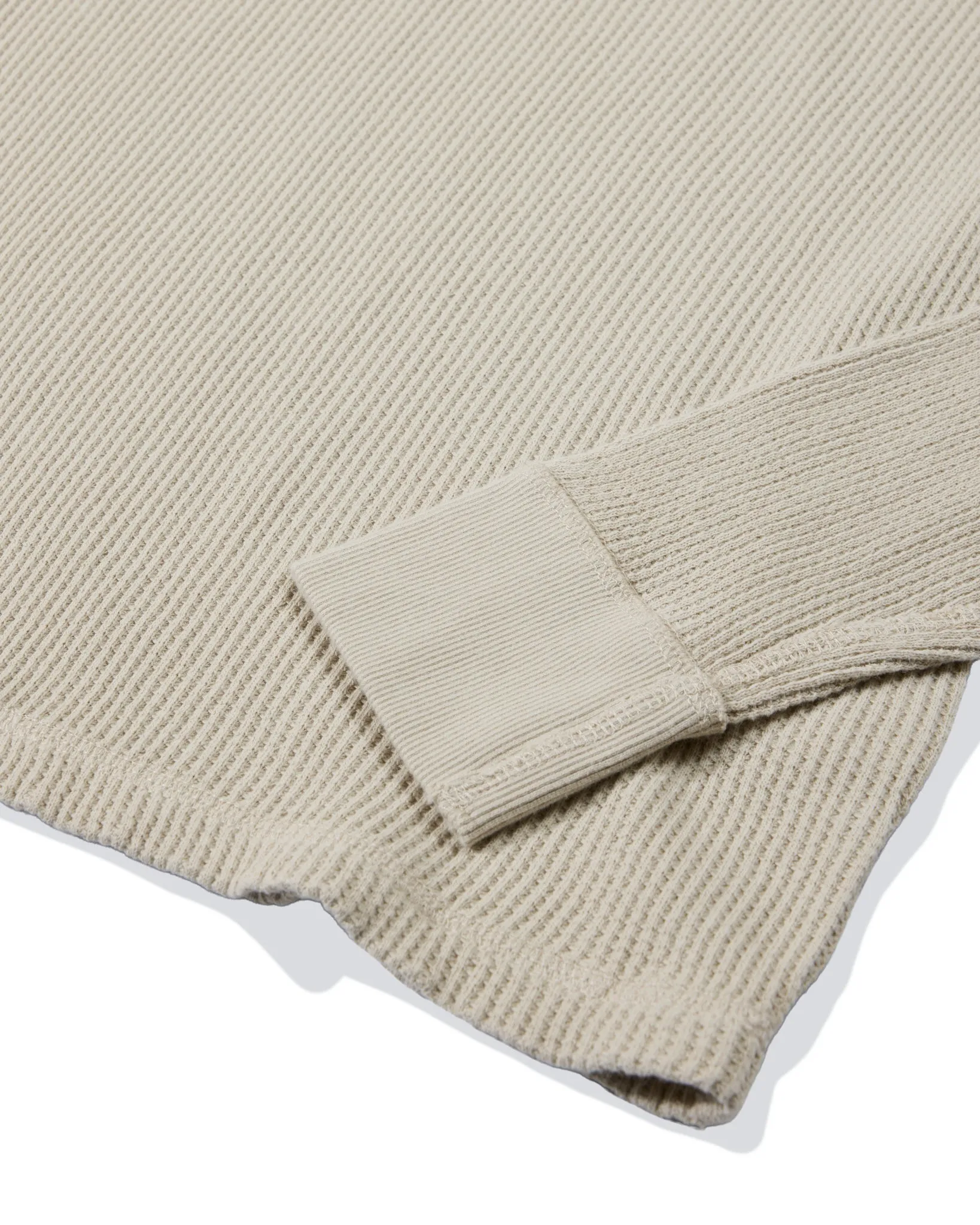 Brawny Waffle Henley - Ecru sold by Grayers product image thumbnail 3