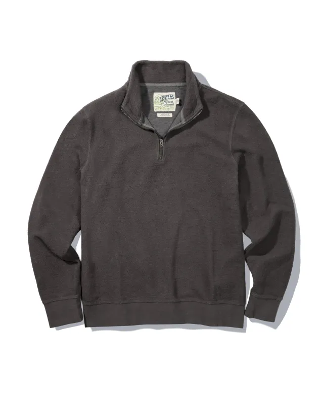 Dunlop Reverse 1/4 Zip - Beluga sold by Grayers