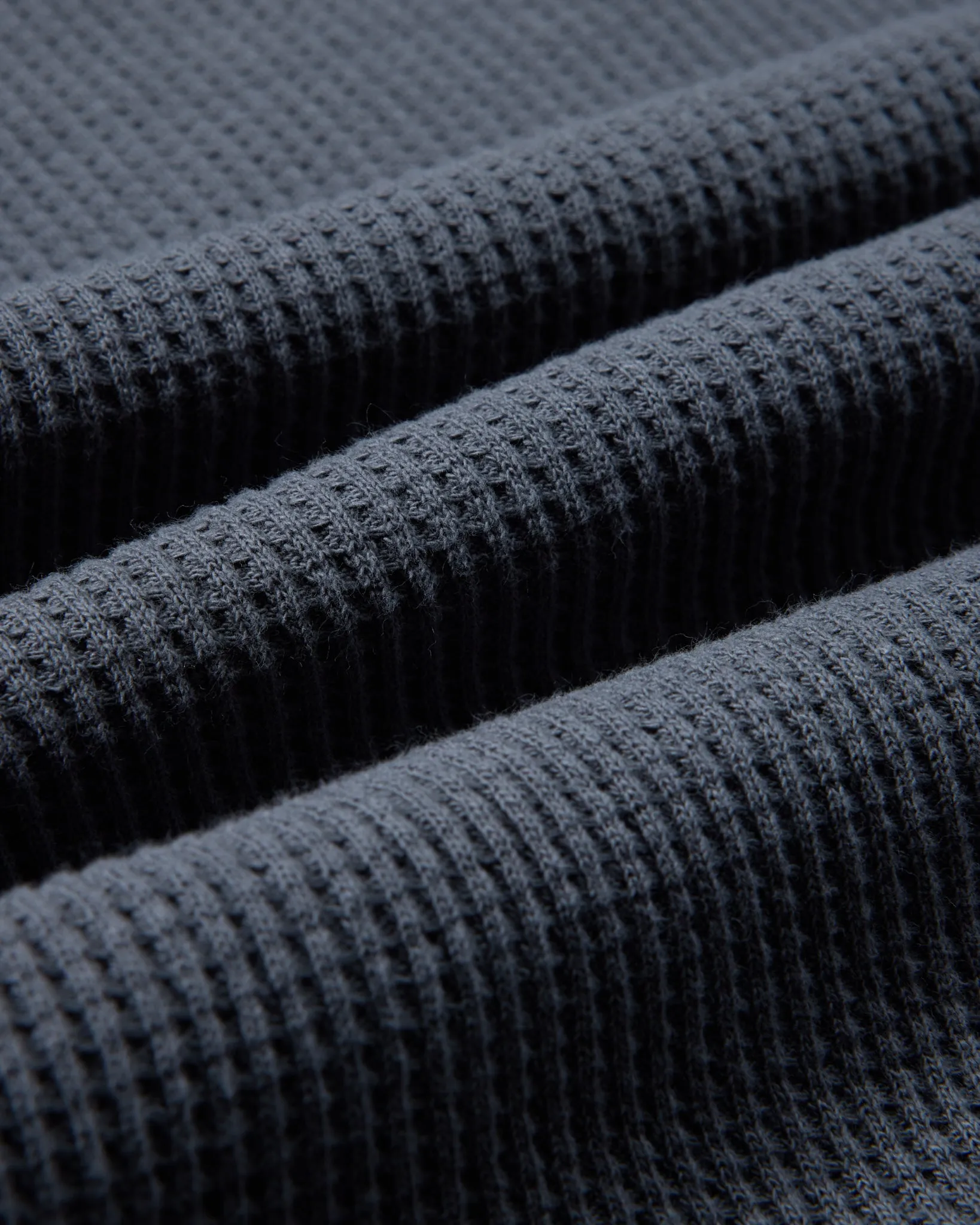 Brawny Waffle Henley - Battleship Gray sold by Grayers product image thumbnail 4