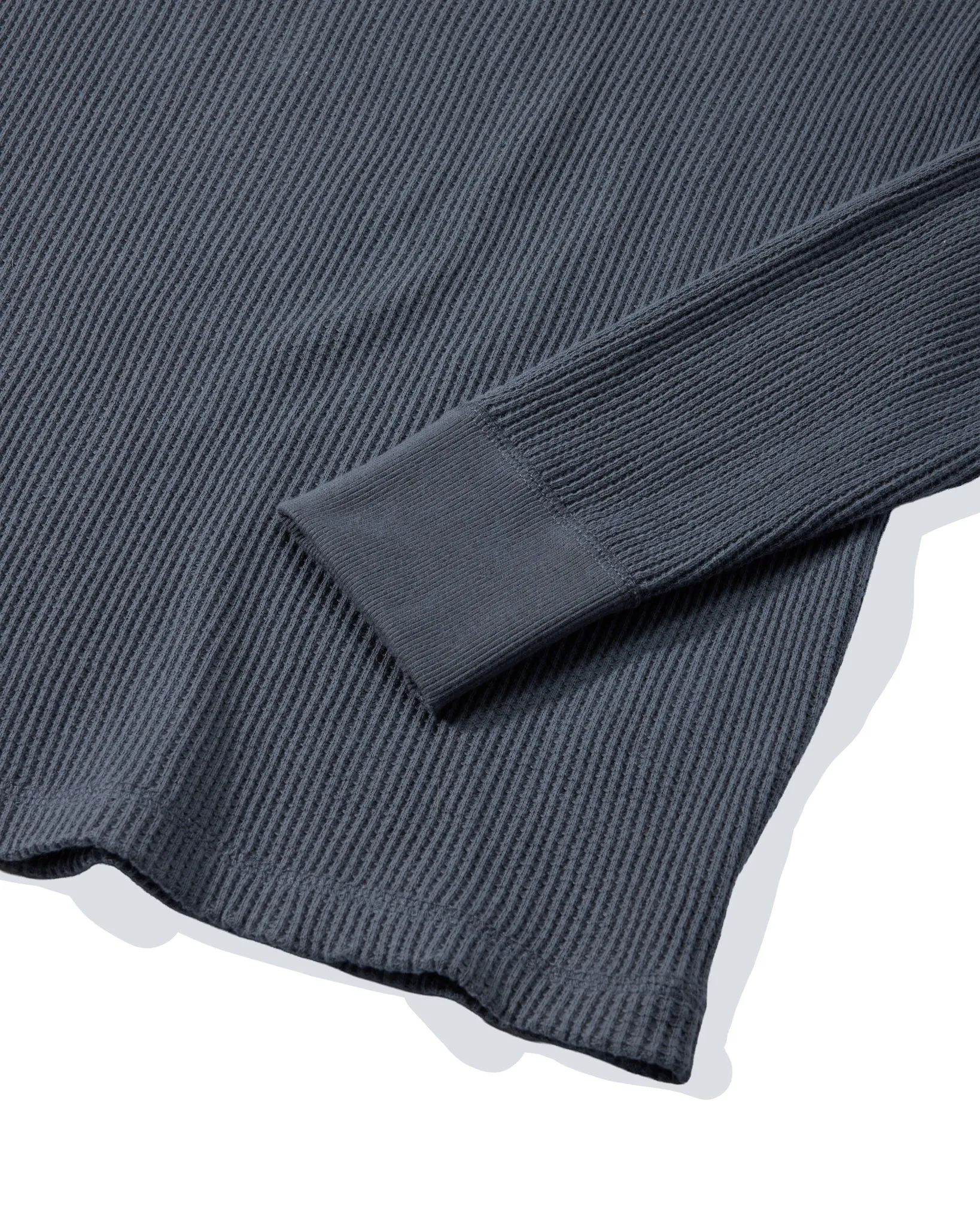 Brawny Waffle Henley - Battleship Gray sold by Grayers product image thumbnail 3