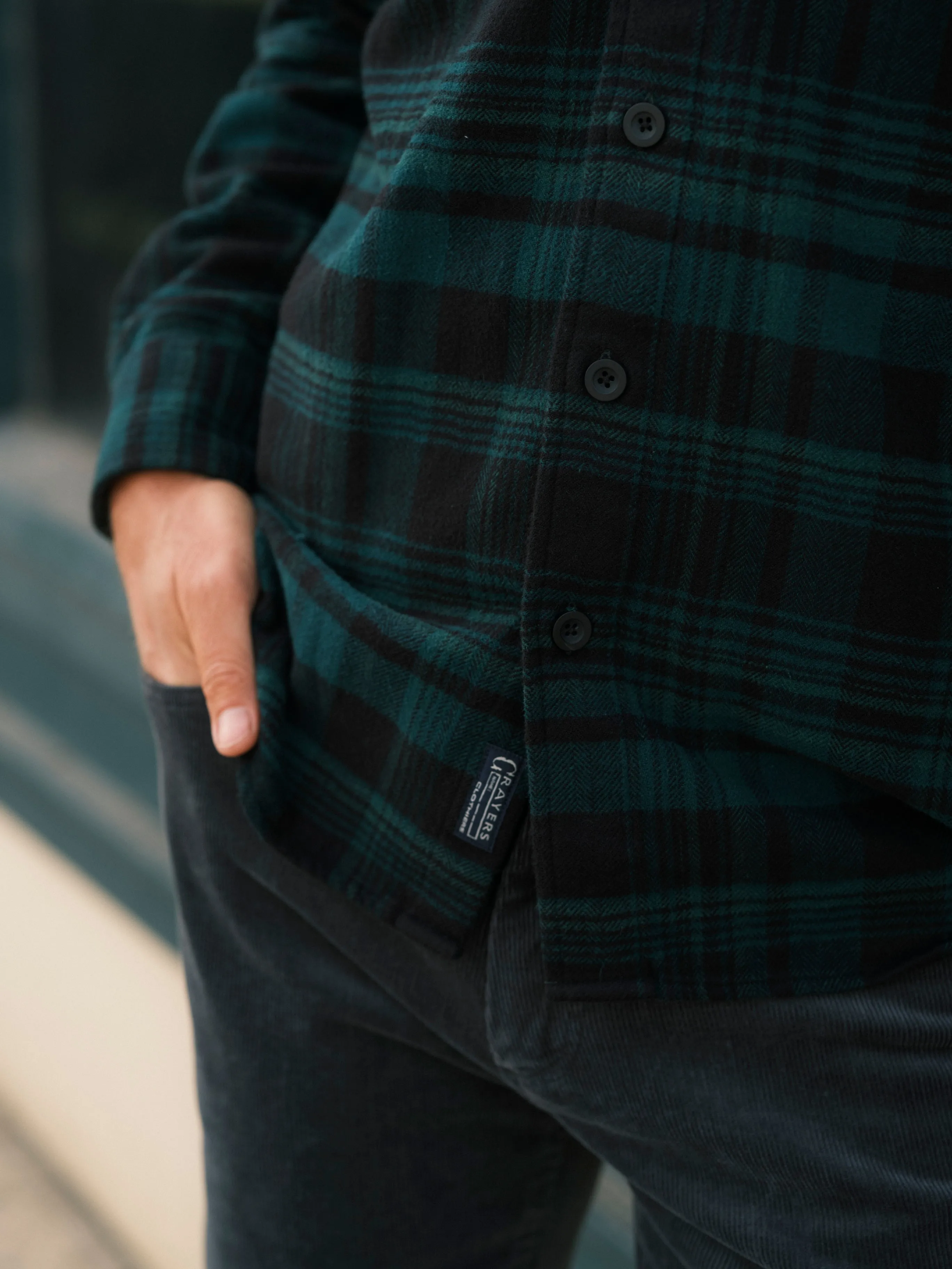 Herringbone Heritage Flannel - Sycamore Green sold by Grayers product image thumbnail 5