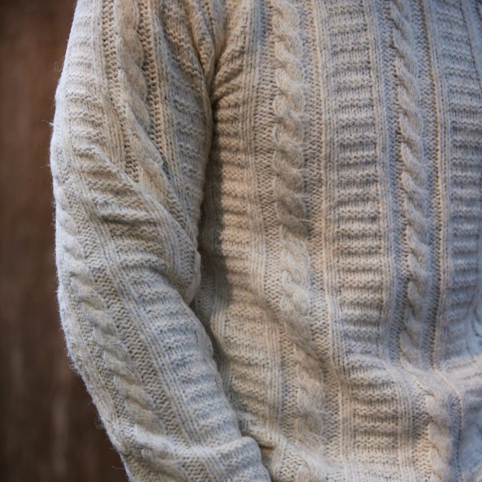 Collegiate Cable Crew - Antique White sold by Grayers product image thumbnail 5